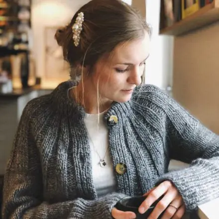 PetiteKnit wzory Sunday Cardigan