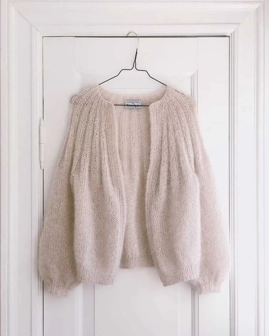 PetiteKnit wzory Sunday Cardigan Mohair Edition