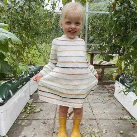 PetiteKnit Festival Dress wzór