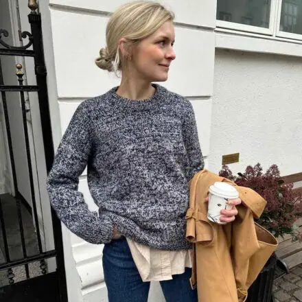 PetiteKnit wzory Melange Sweater