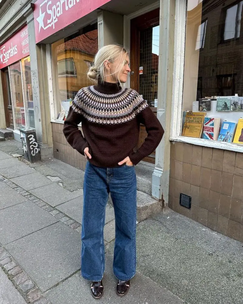PetiteKnit wzory Celeste Sweater