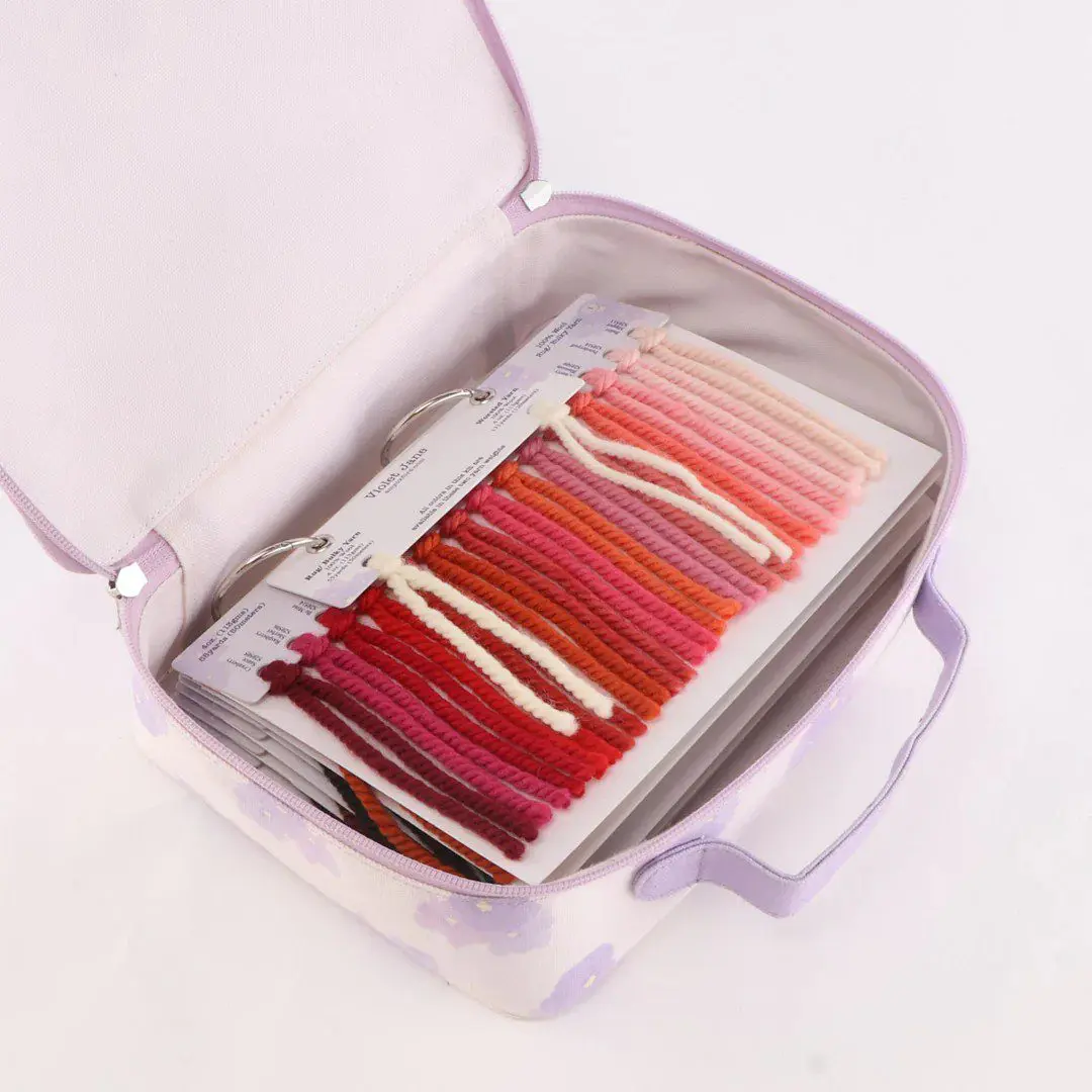 Próbnik kolorów włóczek jednolitych Oxford Punch Needle