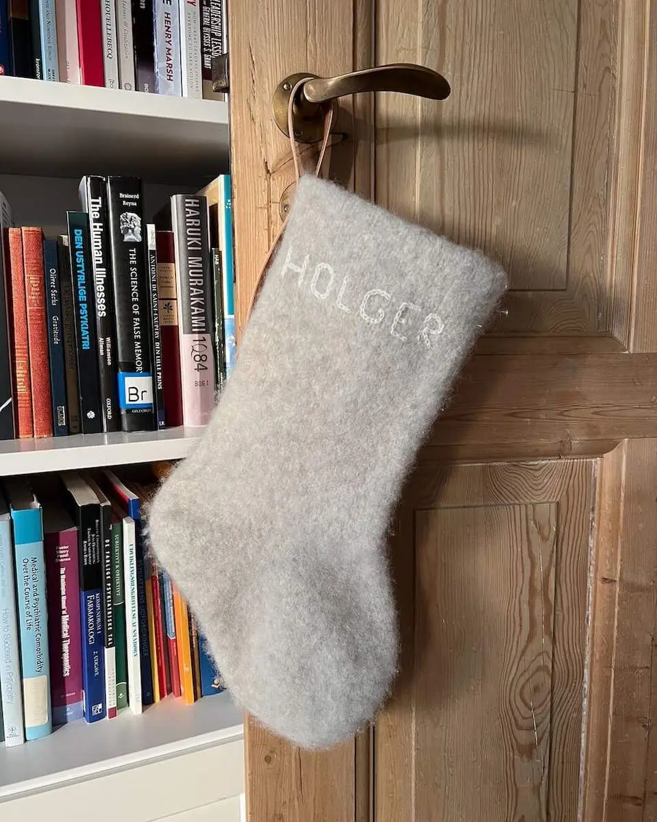 PetiteKnit Christmas Stocking wzór dziewiarski