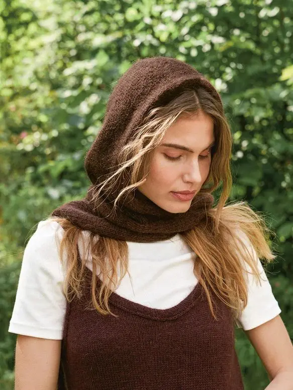 Tie The Hood 2507-07a wzór na druty z włóczką