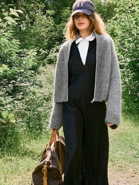 Tia Zipper Jacket 2507-10 wzór na druty z włóczką