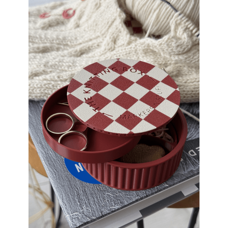 The Knitting Box Szach-mat Mini Knitting Stuff Organizer