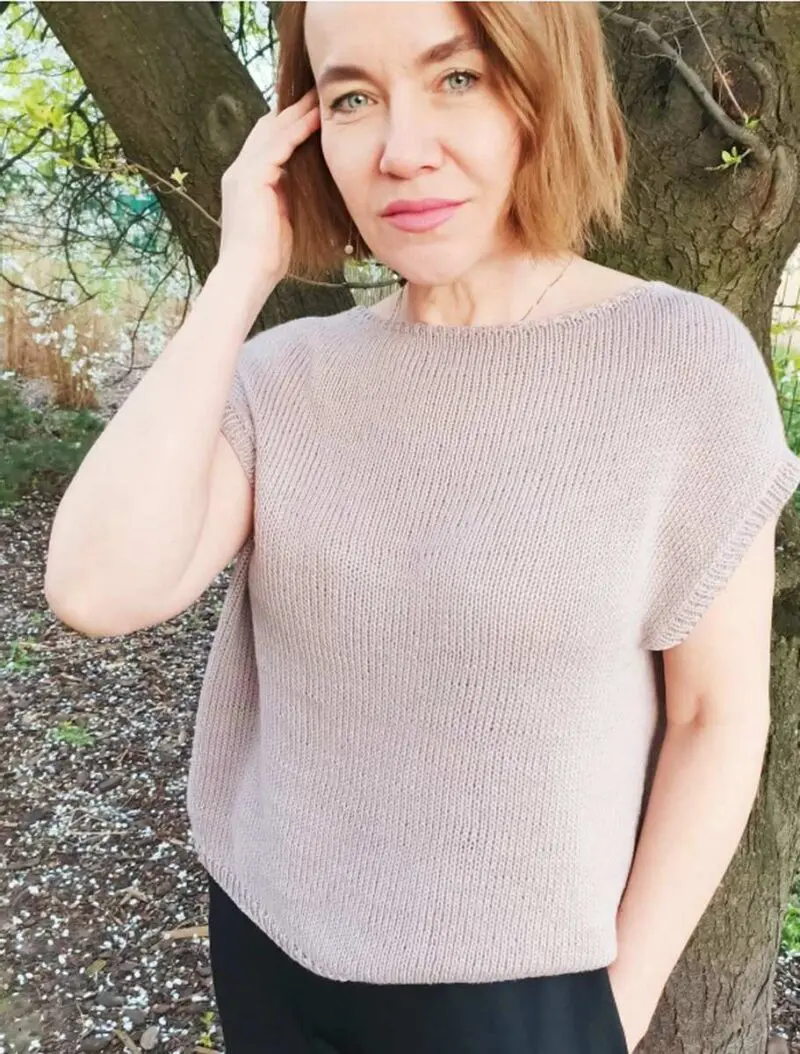 Sisi Summer Shirt wzór z włóczką