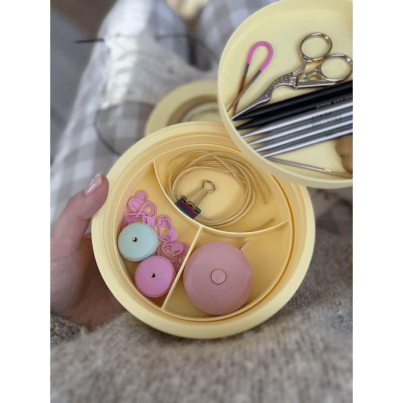 The Knitting Box Macaron Knitting Stuff Organizer Maxi