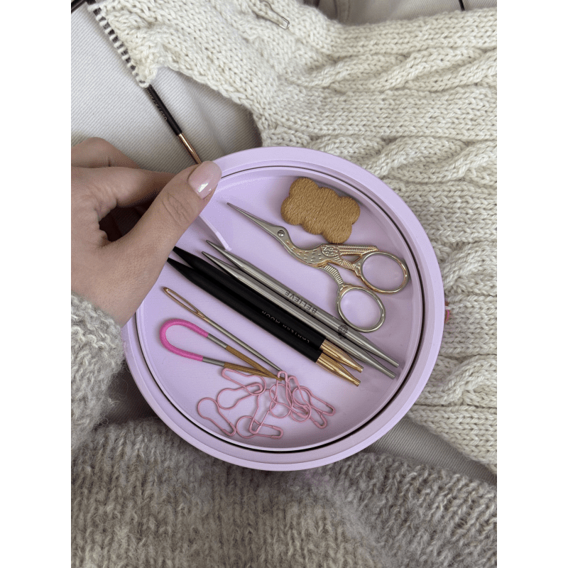 The Knitting Box Macaron Knitting Stuff Organizer Maxi