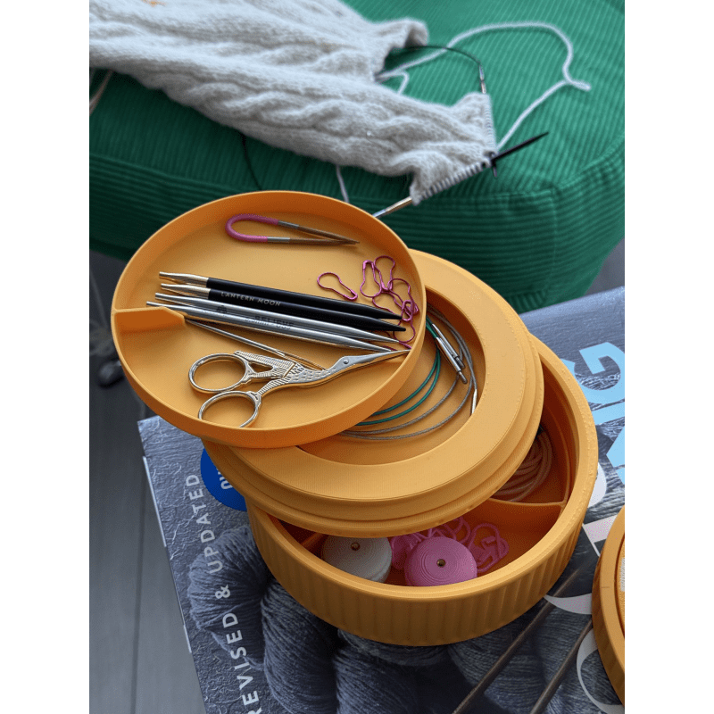 The Knitting Box Macaron Knitting Stuff Organizer Maxi