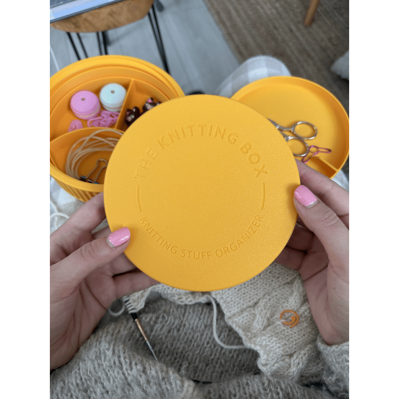 The Knitting Box Macaron Knitting Stuff Organizer Maxi