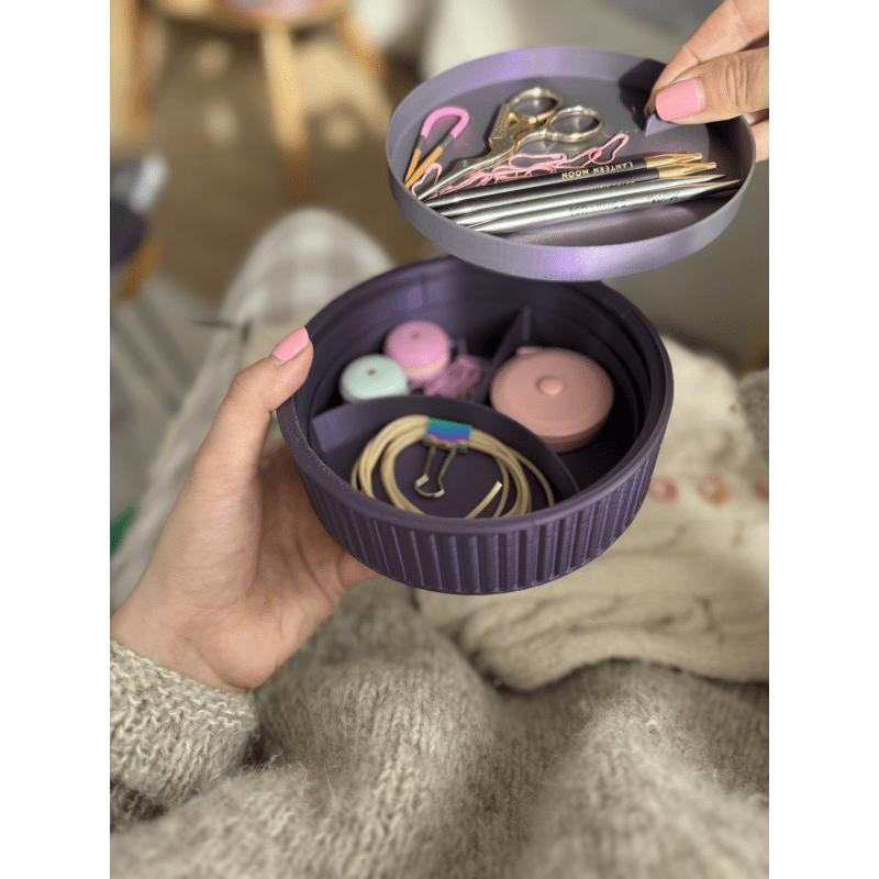 The Knitting Box Macaron Knitting Stuff Organizer Maxi