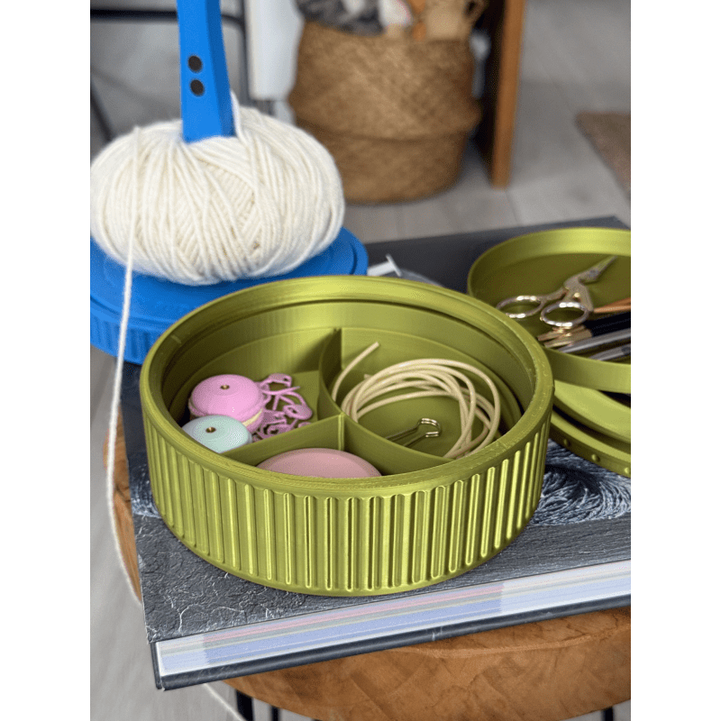 The Knitting Box Macaron Knitting Stuff Organizer Maxi