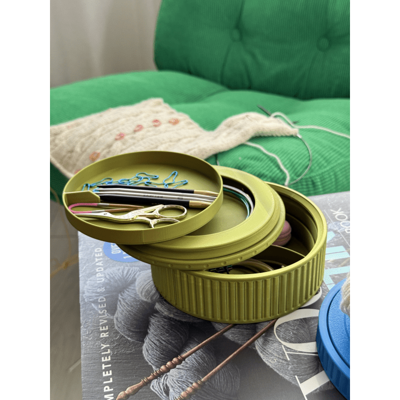 The Knitting Box Macaron Knitting Stuff Organizer Maxi