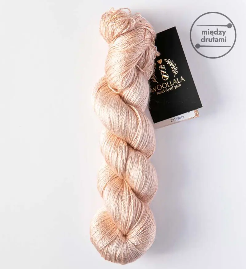 Włóczka PURE SILK LACE Desert Sand Beige Woollala