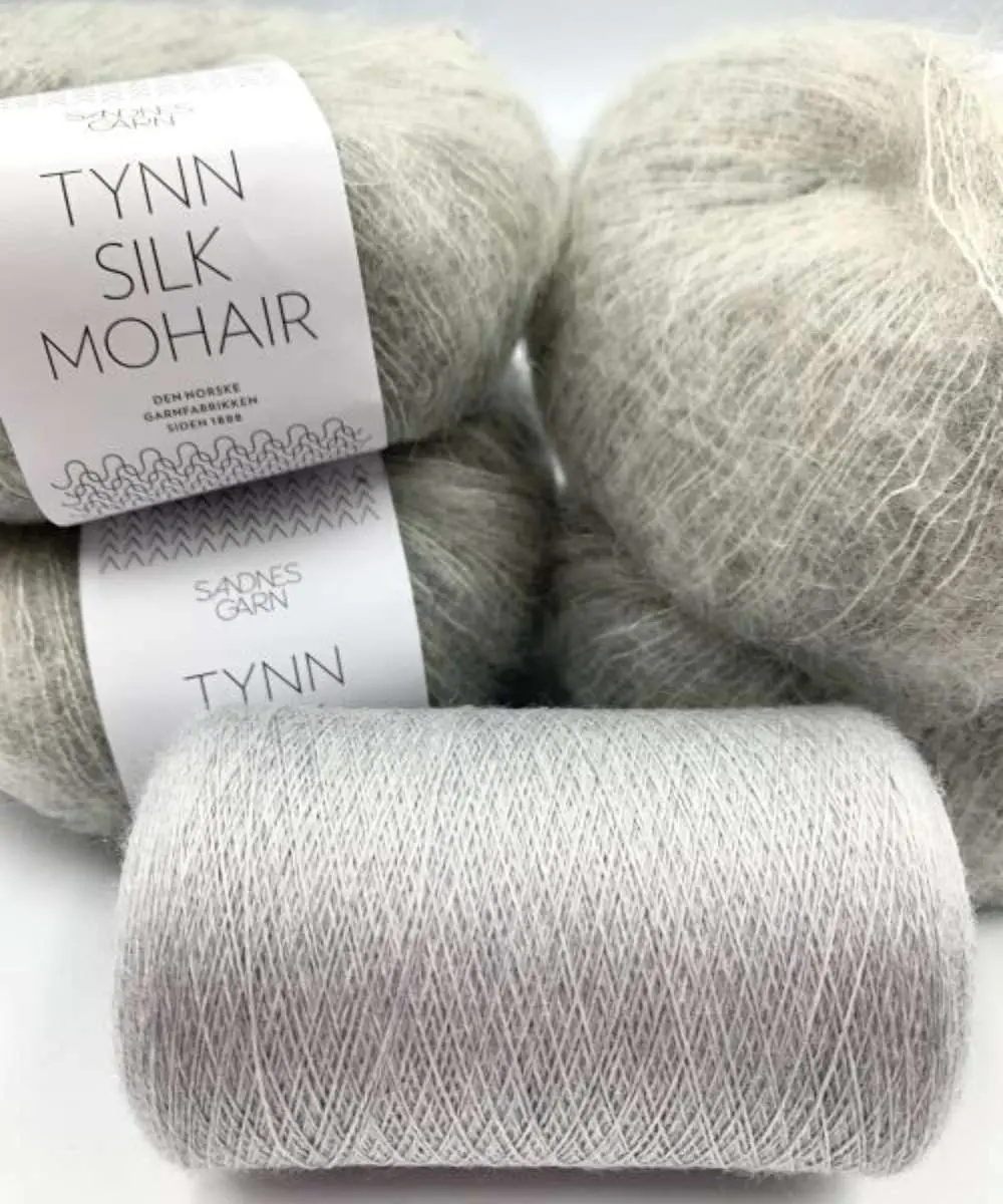 Zestaw włóczek na sweter moher + cienkie merino