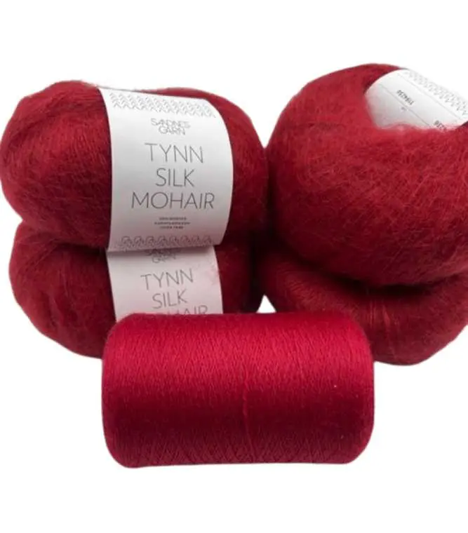 Zestaw włóczek na sweter moher + cienkie merino