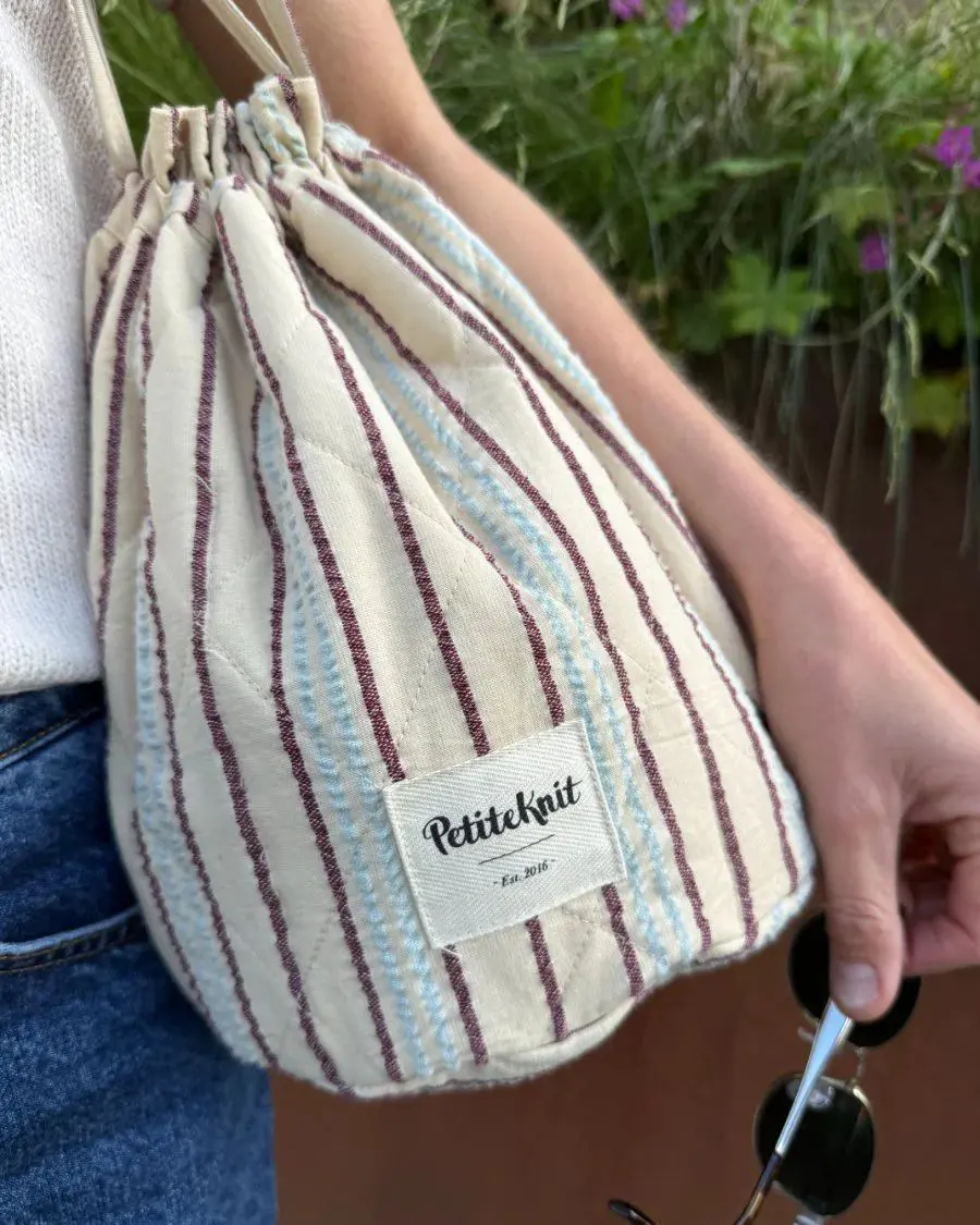 Torba projektowa PetiteKnit Seersucker Twin