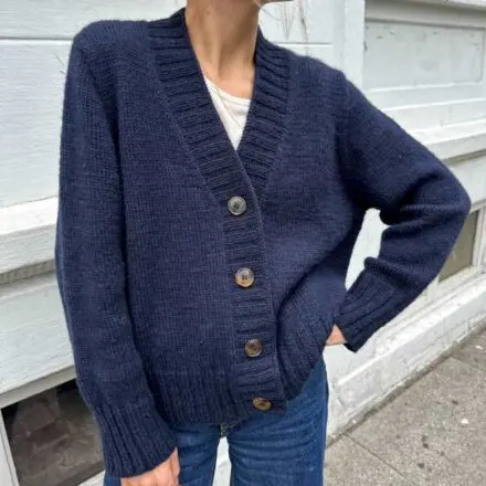 PetiteKnit wzory Eva Cardigan