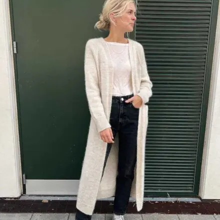 PetiteKnit wzory No Frills Cardigan