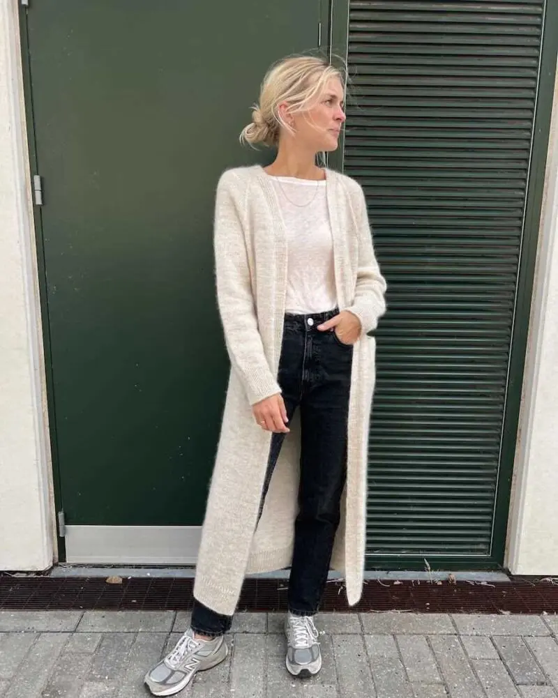 PetiteKnit wzory No Frills Cardigan