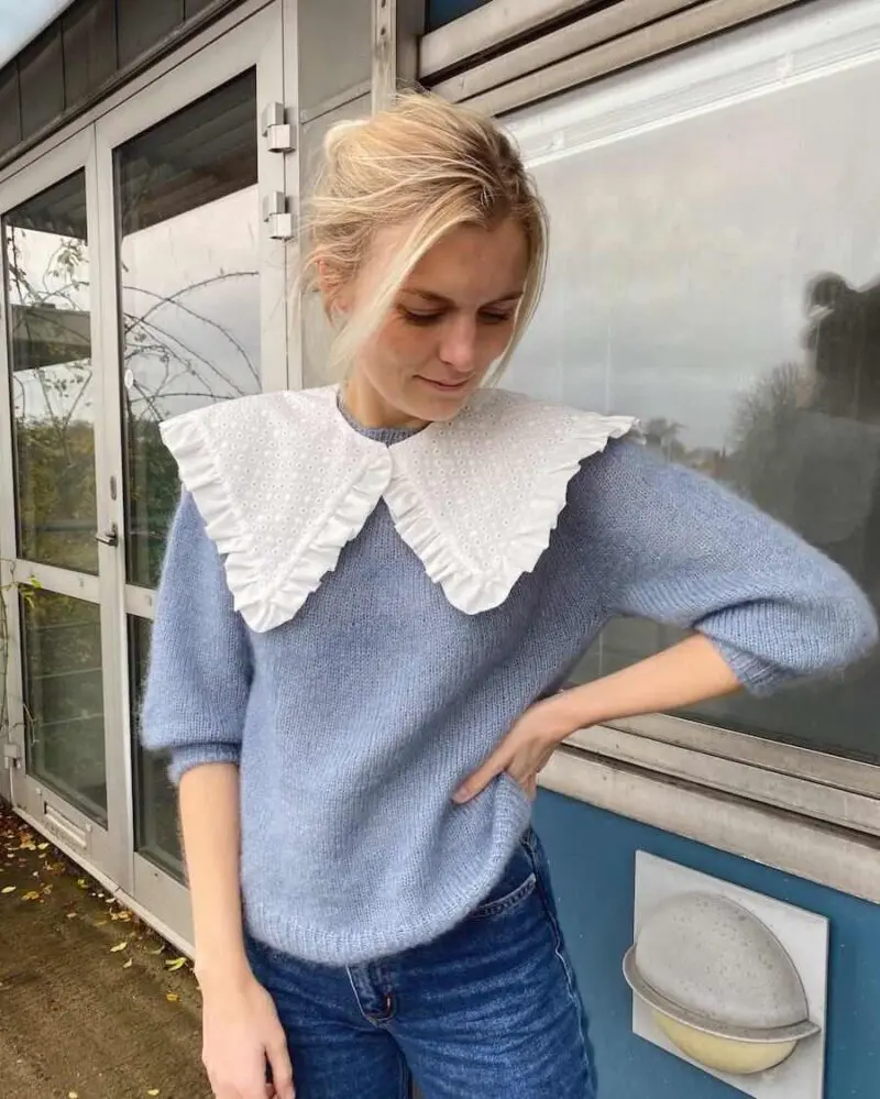 PetiteKnit wzory Novice Mohair Sweater