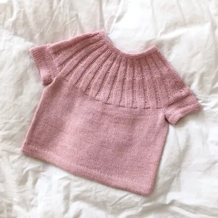 PetiteKnit wzory Sunday Tee Mini