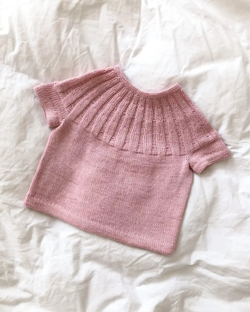 PetiteKnit wzory Sunday Tee Mini