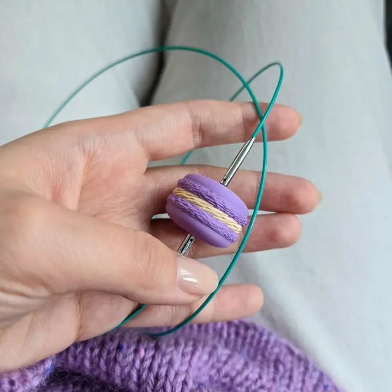 The Knitting Box magnetyczna zakrętka do żyłek makaronik