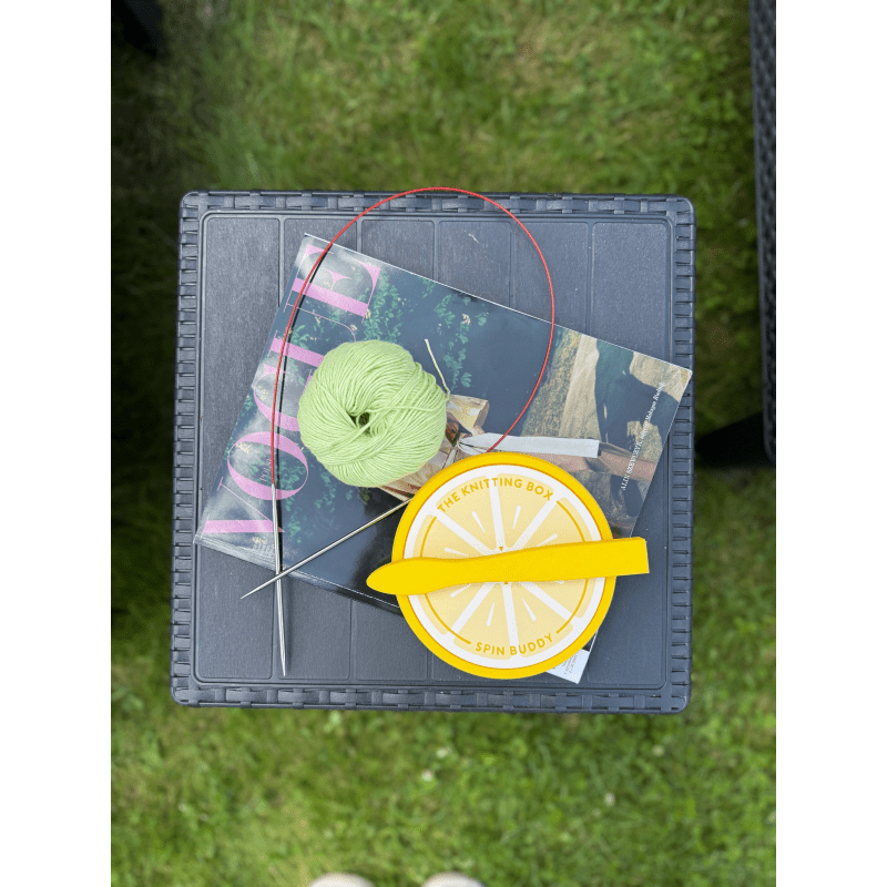 The Knitting Box Spin Buddy Lime Slice