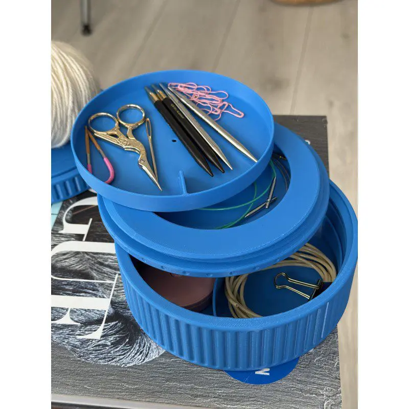 The Knitting Box Macaron Knitting Stuff Organizer Maxi