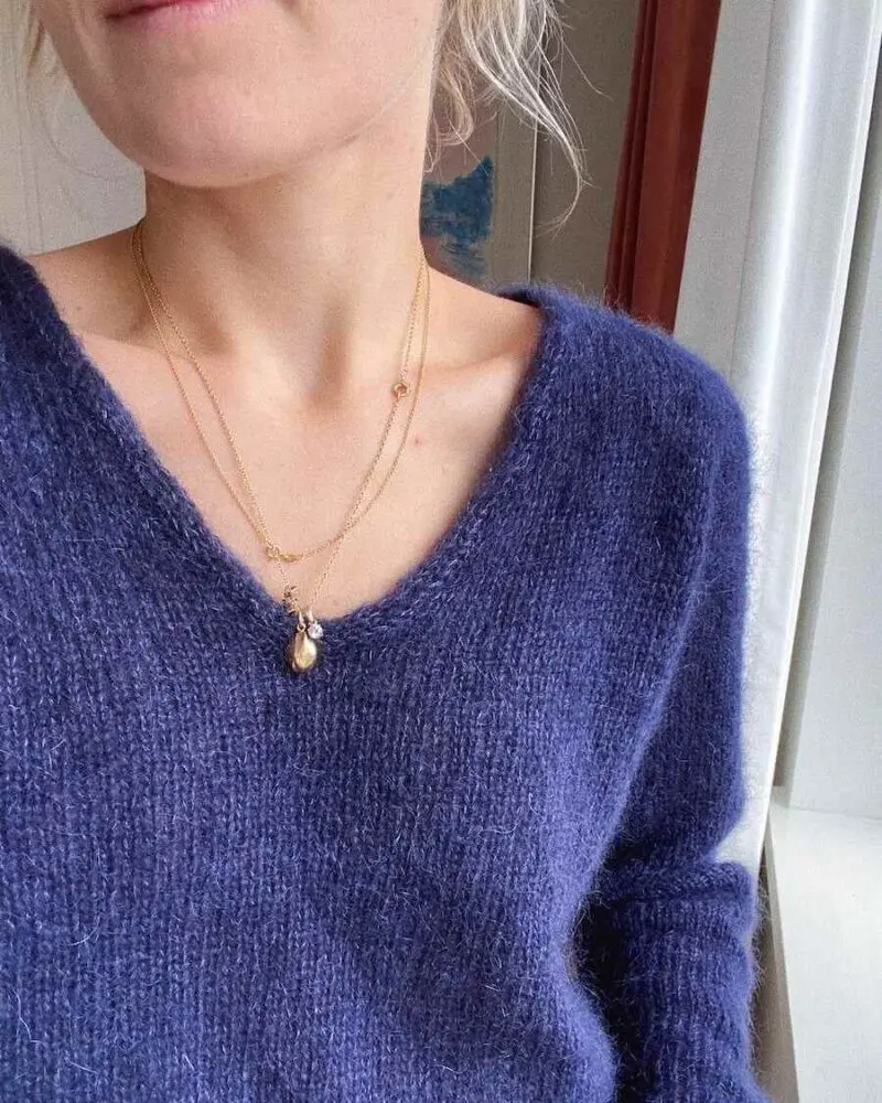 PetiteKnit wzory Cumulus Blouse