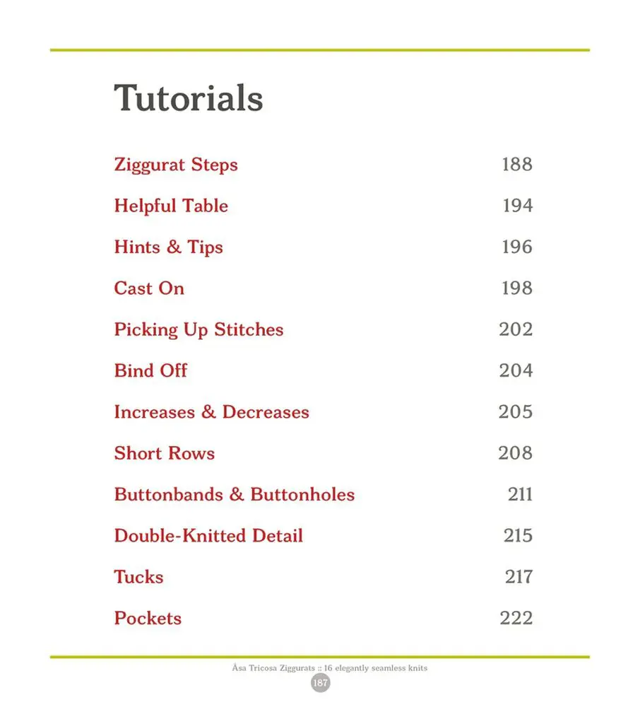Książka Asa Tricosa Ziggurats: 16 Elegantly Seamless Knits