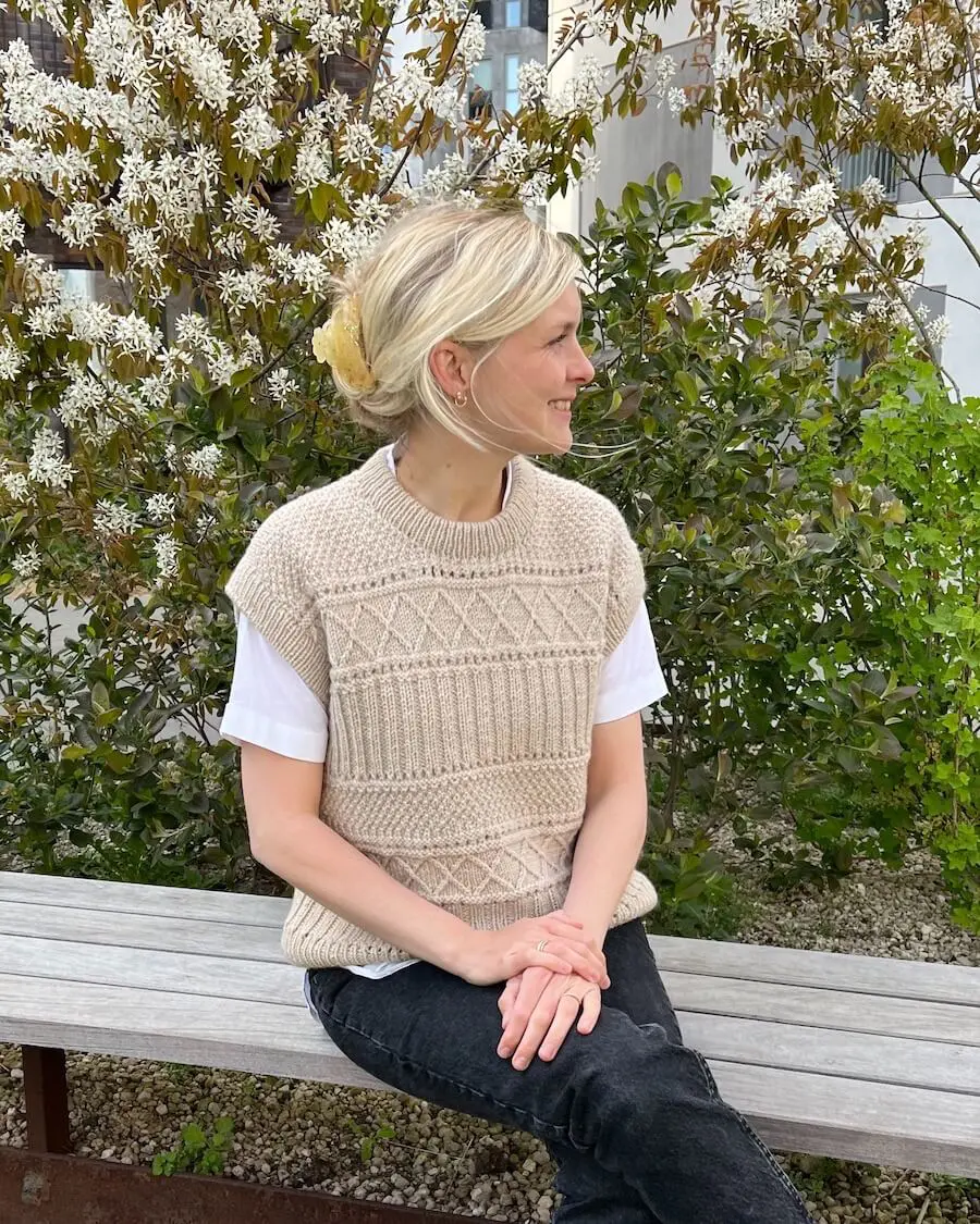 PetiteKnit Ingrid Slipover wzór na druty