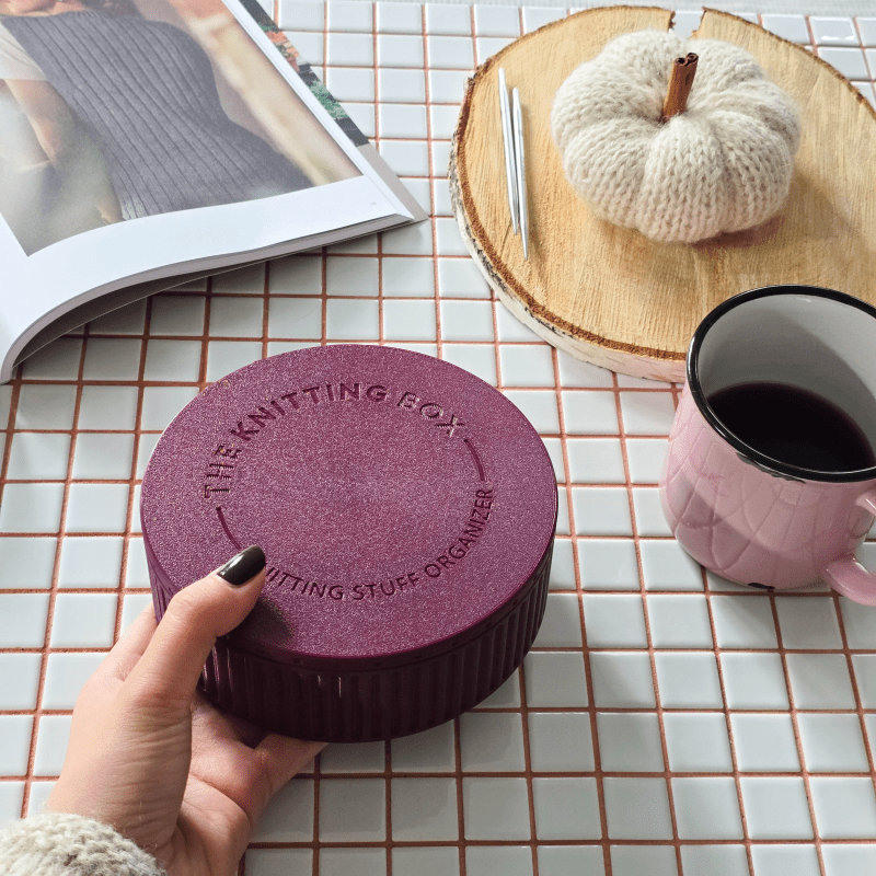 The Knitting Box Macaron Knitting Stuff Organizer Maxi