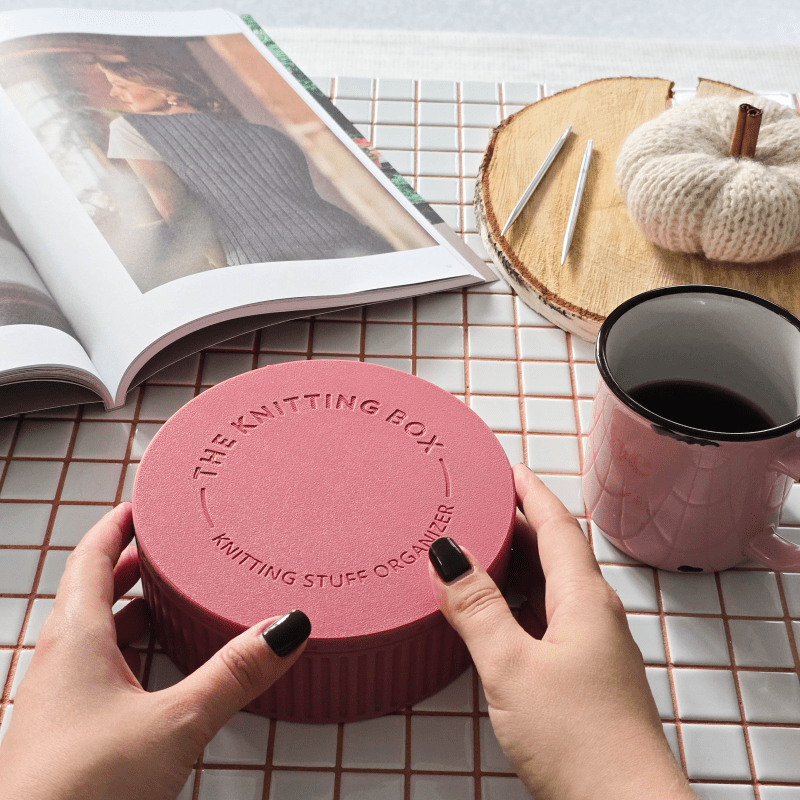 The Knitting Box Macaron Knitting Stuff Organizer Maxi