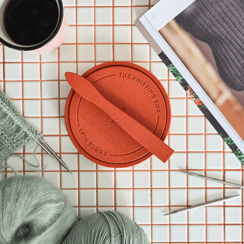 The Knitting Box Spin Buddy Pumpkin spice