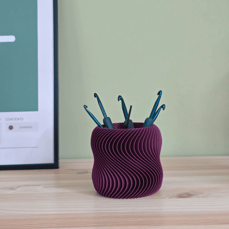 The Knitting Box pojemnik dziewiarski Swirly