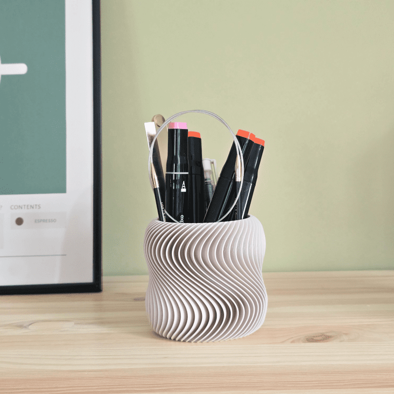 The Knitting Box pojemnik dziewiarski Swirly