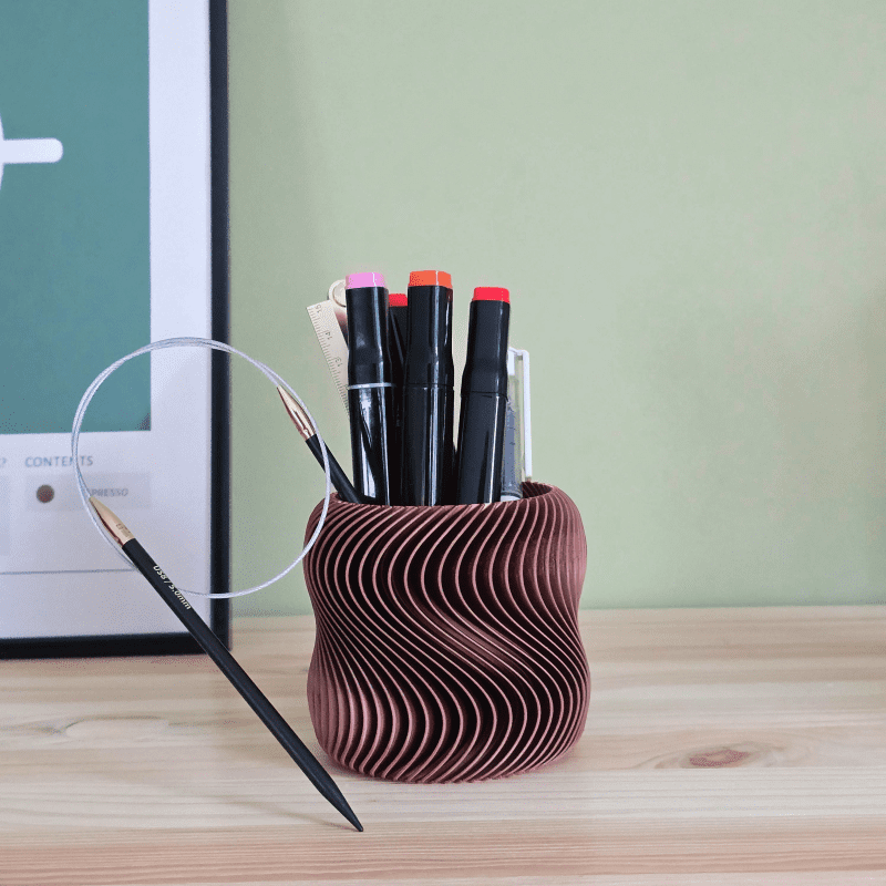 The Knitting Box pojemnik dziewiarski Swirly