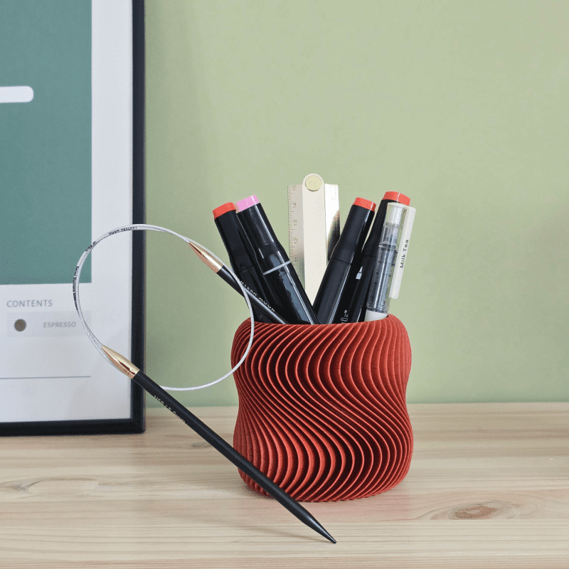 The Knitting Box pojemnik dziewiarski Swirly