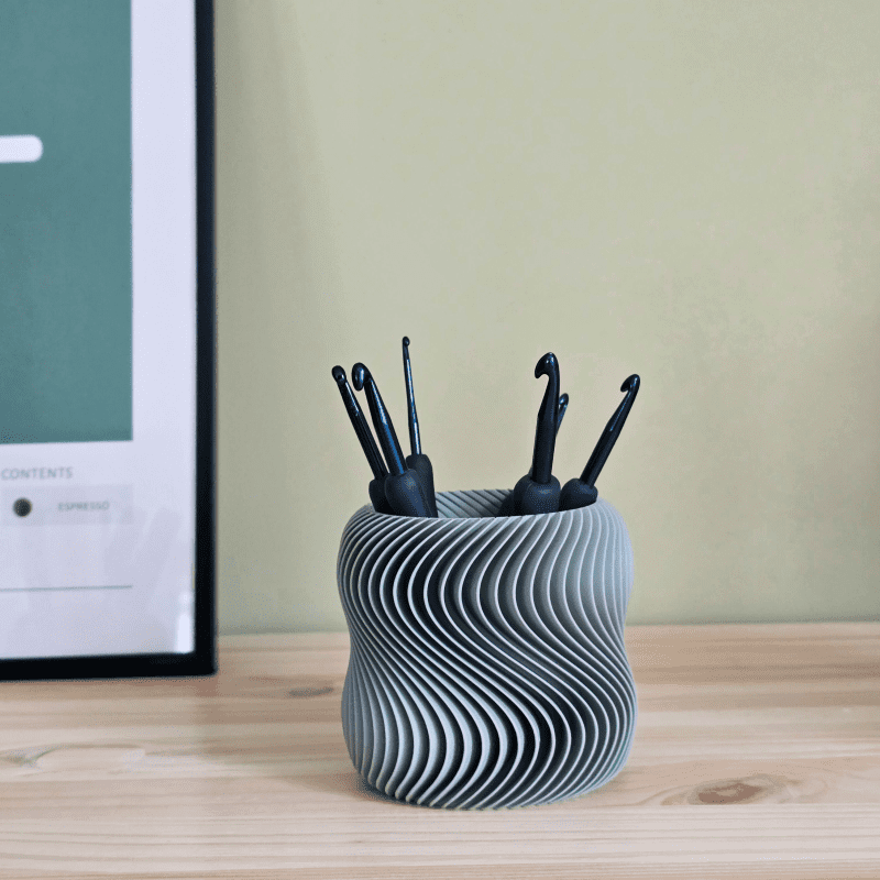 The Knitting Box pojemnik dziewiarski Swirly