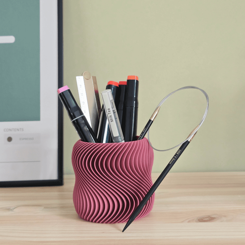 The Knitting Box pojemnik dziewiarski Swirly