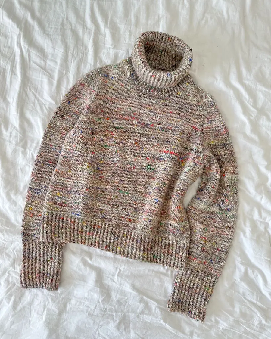 PetiteKnit Terrazzo Sweater wzór dziewiarski