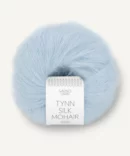 włóczka tynn silk mohair Sandnes Garn moherowa z jedwabiem w kolorze błękitnym