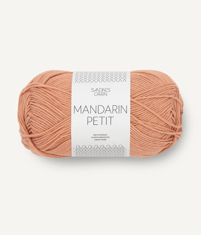 włóczka bawełniana Mandarin Petit Sandnes Garn kolor piaskowy 2724