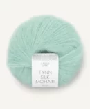 włóczka tynn silk mohair Sandnes Garn moherowa z jedwabiem w kolorze miętowym 7720