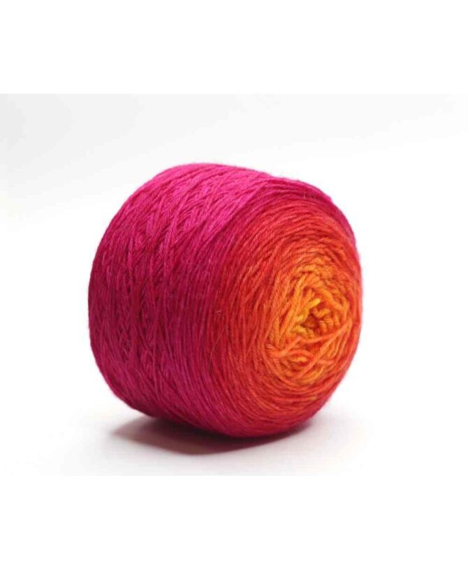 Bilum Yarns włóczka wełna merino gradientowa kolor Zita 119