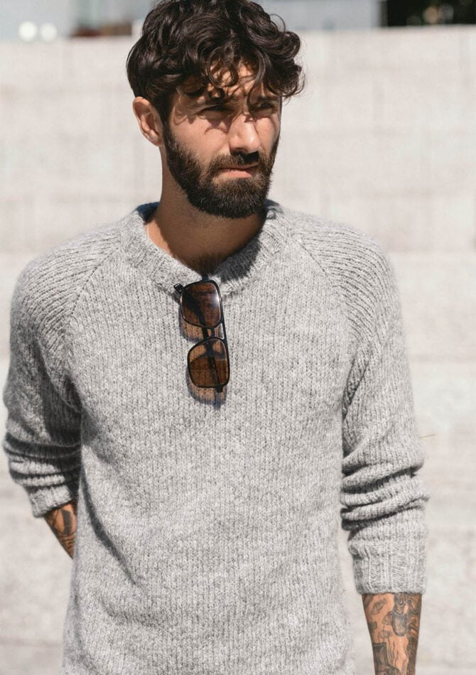 MR 2015 Sandnes garn czasopismo z projektami swetrów męskich