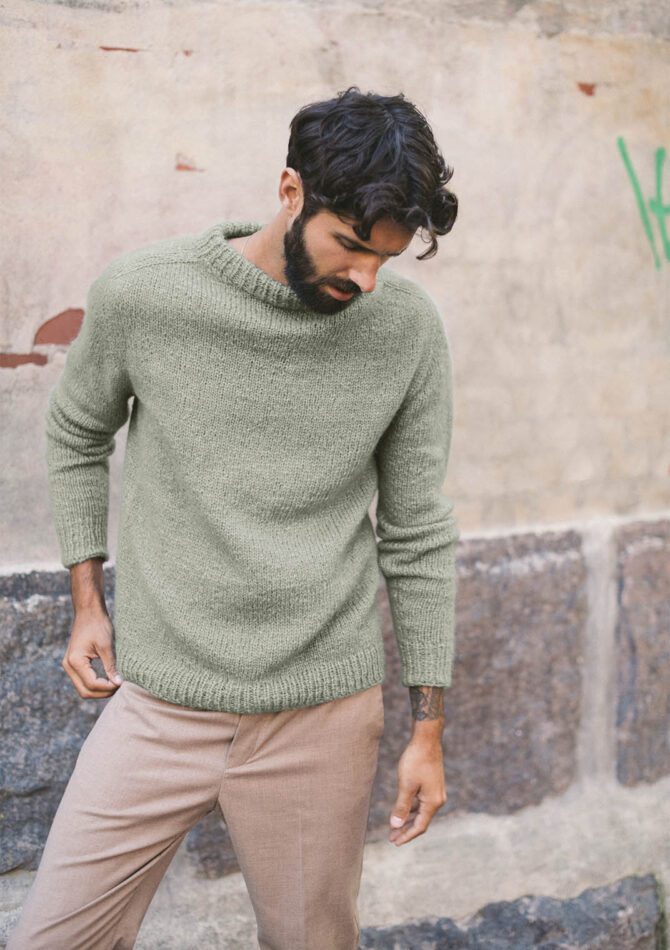 MR 2015 Sandnes garn czasopismo z projektami swetrów męskich